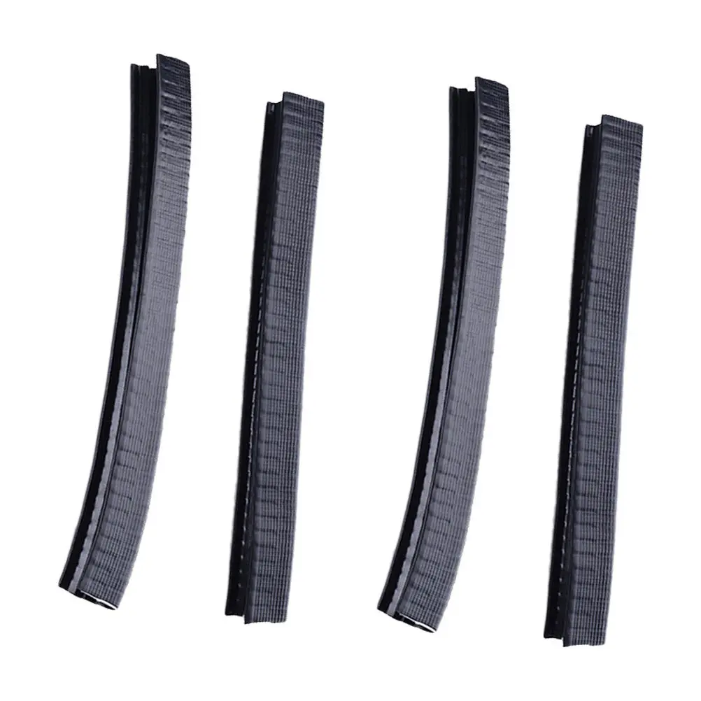 2 أزواج حامي لوح التزلج قطاع المضادة للتصادم سطح السفينة حماية U الأخدود تصميم سهل التركيب لا حاجة أدوات مقاوم للماء