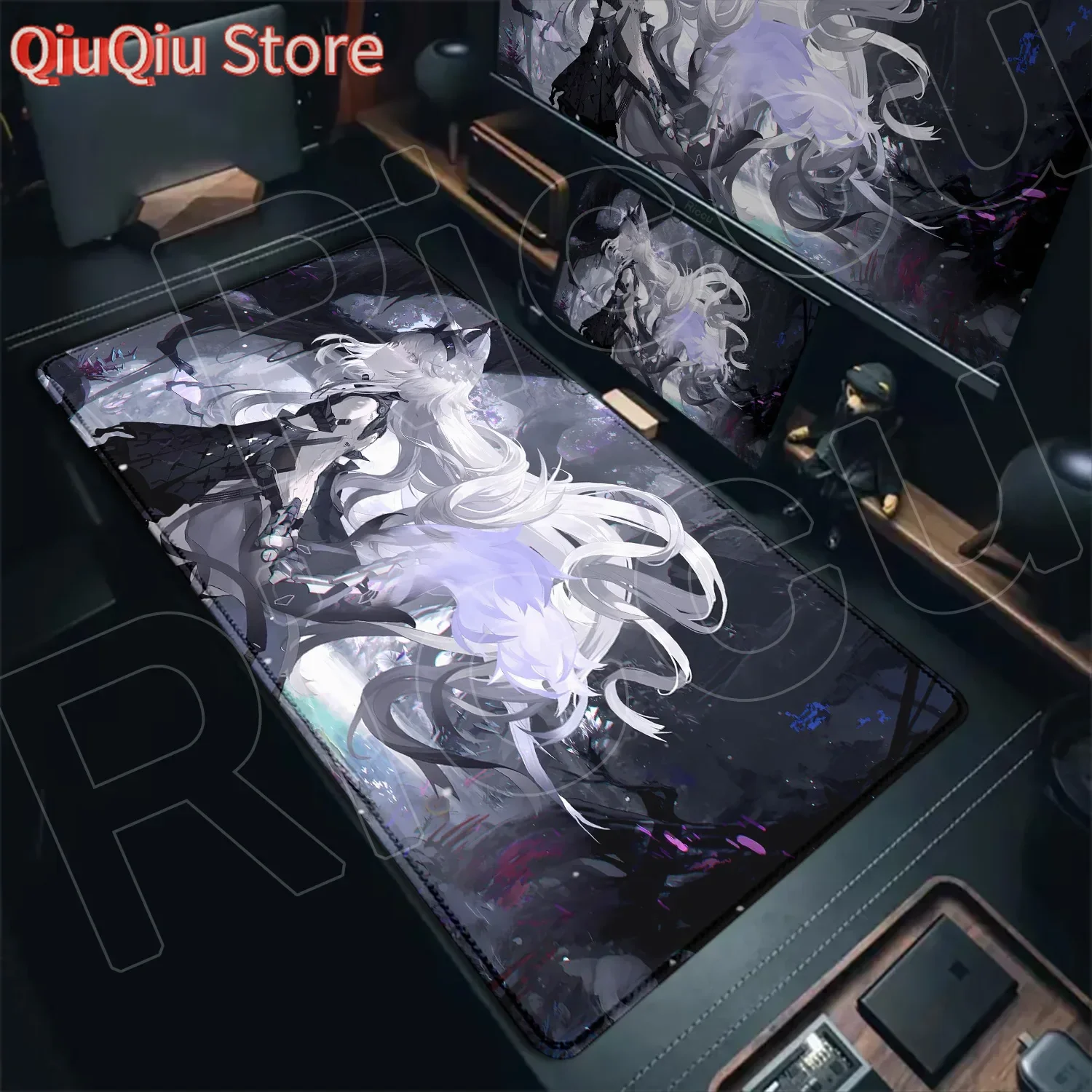 

New HD Printing GRAY RAVEN PUNISHING Large Mouse Pad Beautiful Girl Mousepad Anime Cartoon PC Game Office Desktop Protective Pad