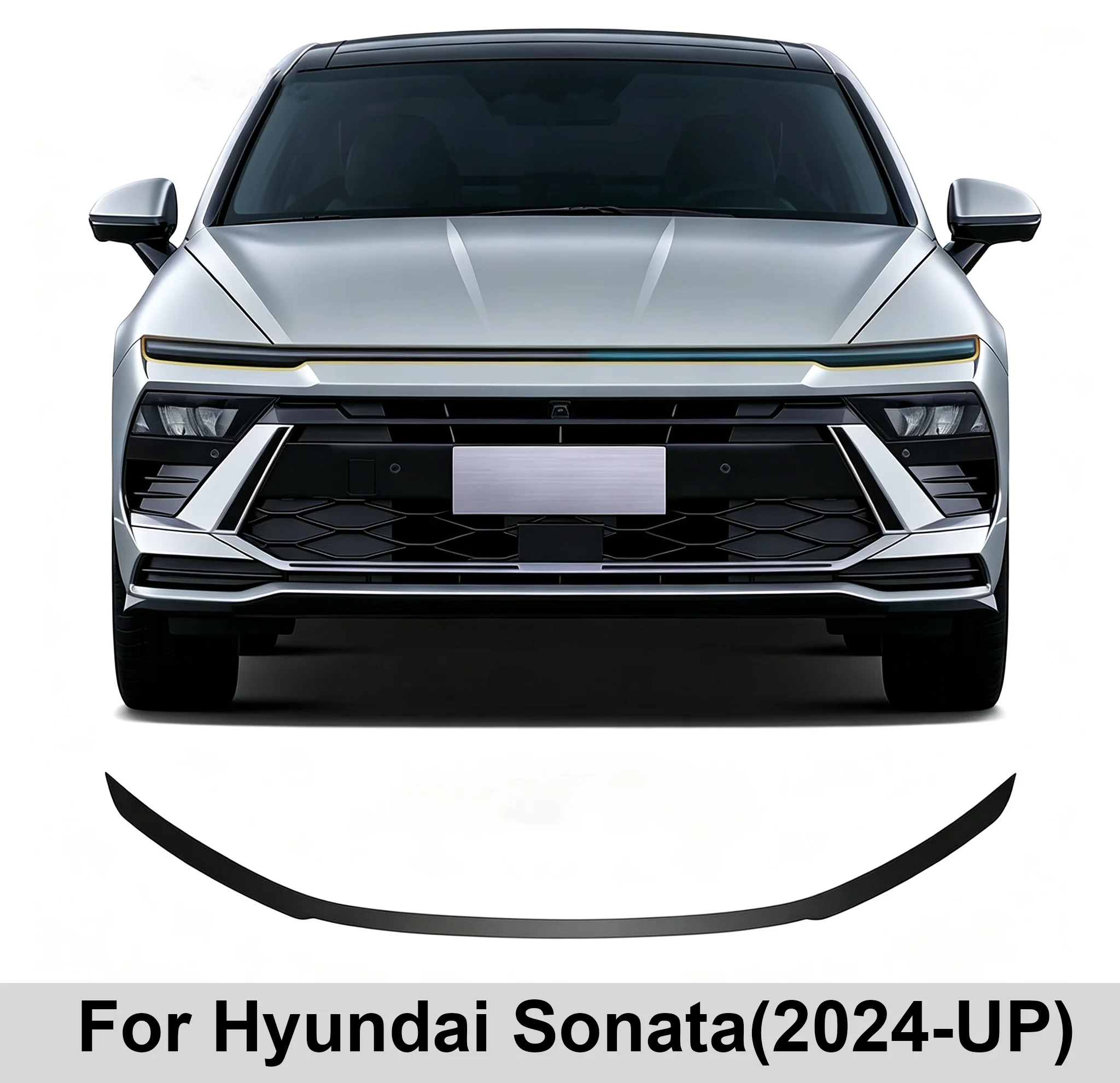 Transparente TPU-Schutzfolie für Scheinwerfer für Hyundai Sonata 2024-2026 Auto Kratzschutz PPF Klare Dekorfolie – Detail 3