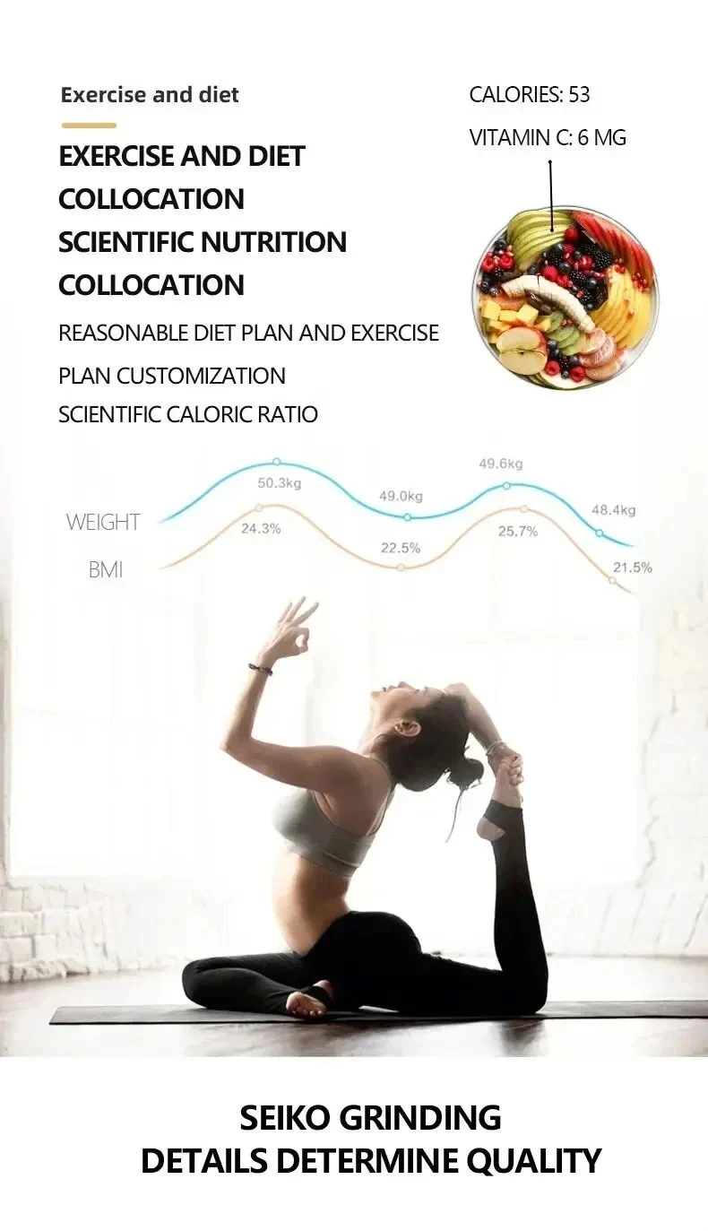 Precision Smart Body Fat Scale With Led Display And Usb Charging_voghion.com