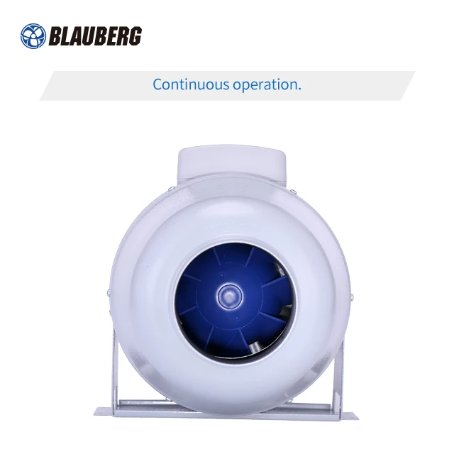 Kipas Ventilasi Ekstraksi Industri Plastik Senyap AC 230V 50W 160mm untuk Dapur/Kamar Mandi Elektrik OEM IPX4 Ball
