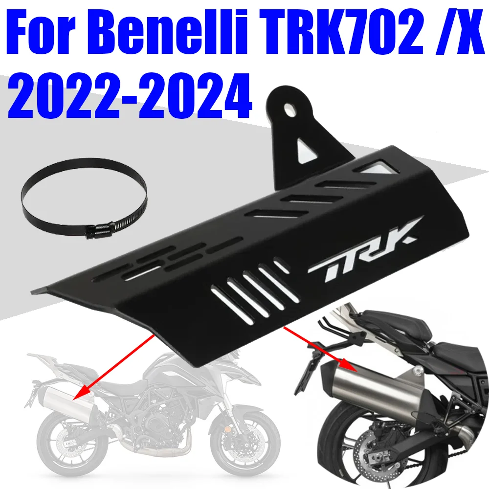 

Motorcycle Exhaust Pipe Heat Shield Cover Muffler Protection Guard for Benelli TRK702X TRK702 TRK 702 X TRK 702X Accessories