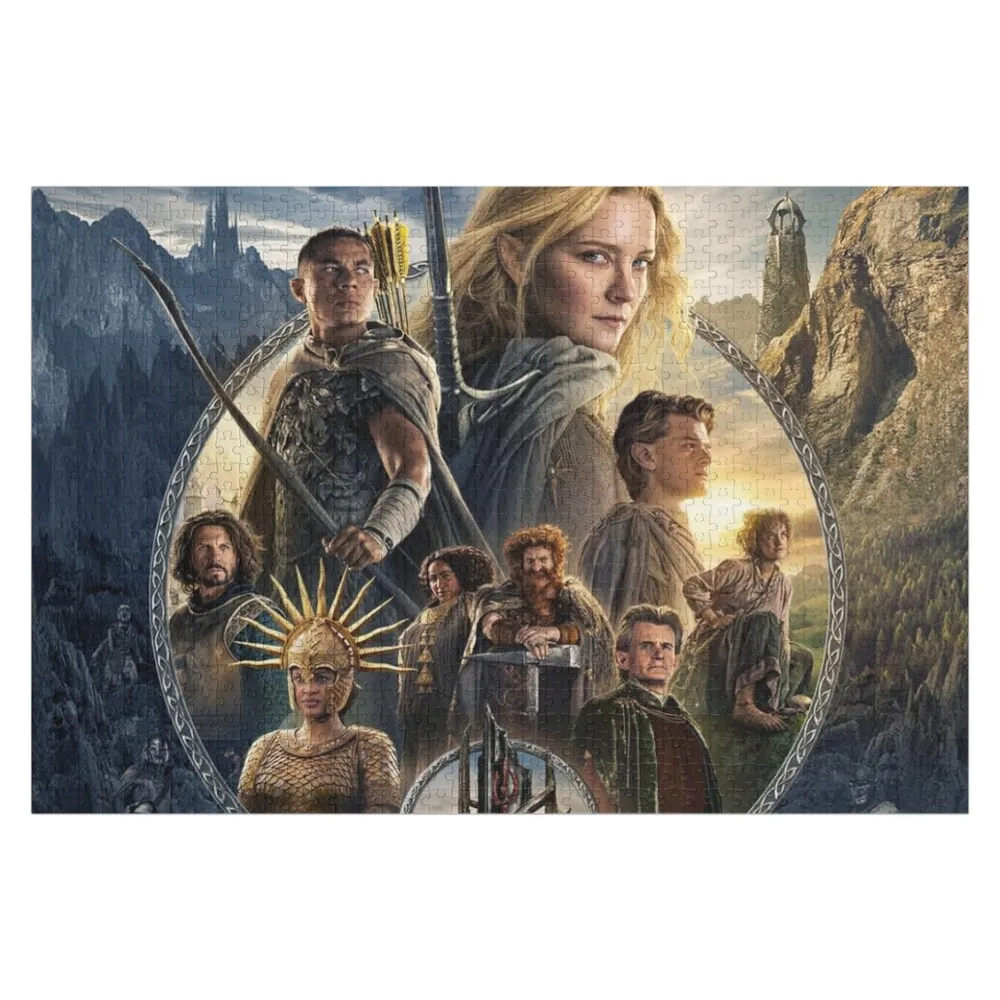 The Rings Poster Jigsaw Puzzle Personalized For Kids Personalized Toy Jigsaw Custom Adult Wooden Puzzle