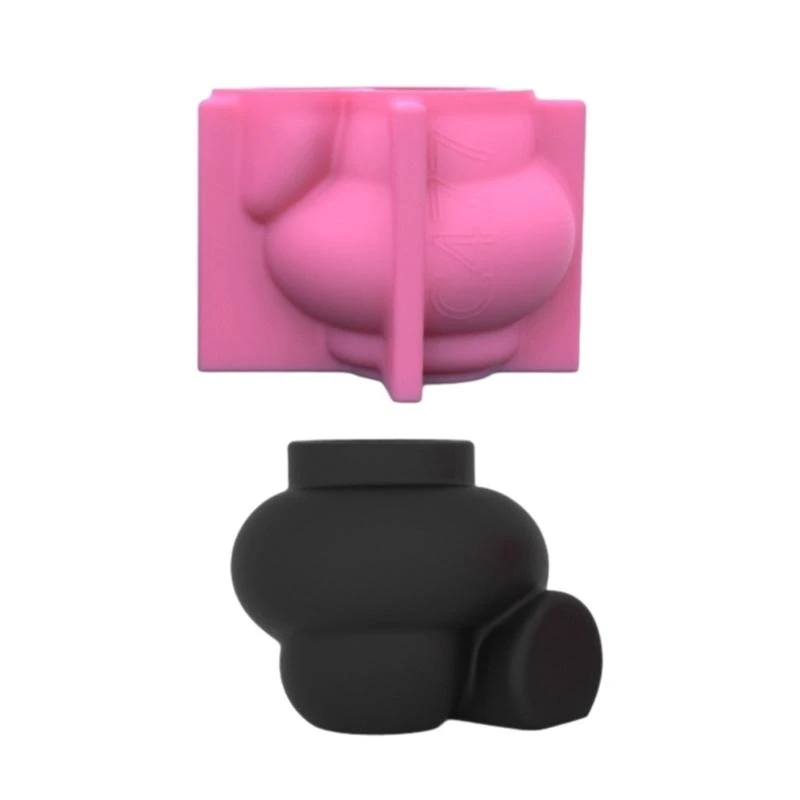 

Abstract Art Silicone Vase Mold Unique Decorative Pen Holder Molds Reusable Abstract Art Vase Resin Mold Minimalist Mold