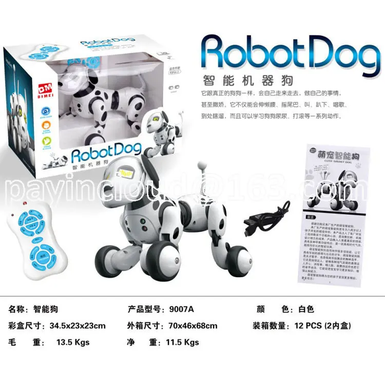 Imagem -03 - Controle Remoto Inteligente Robô Brinquedos do Cão Educação Precoce 26 Andando Crianças Bebê Educativo Animal de Estimação Dimei 9007 Anos de Idade