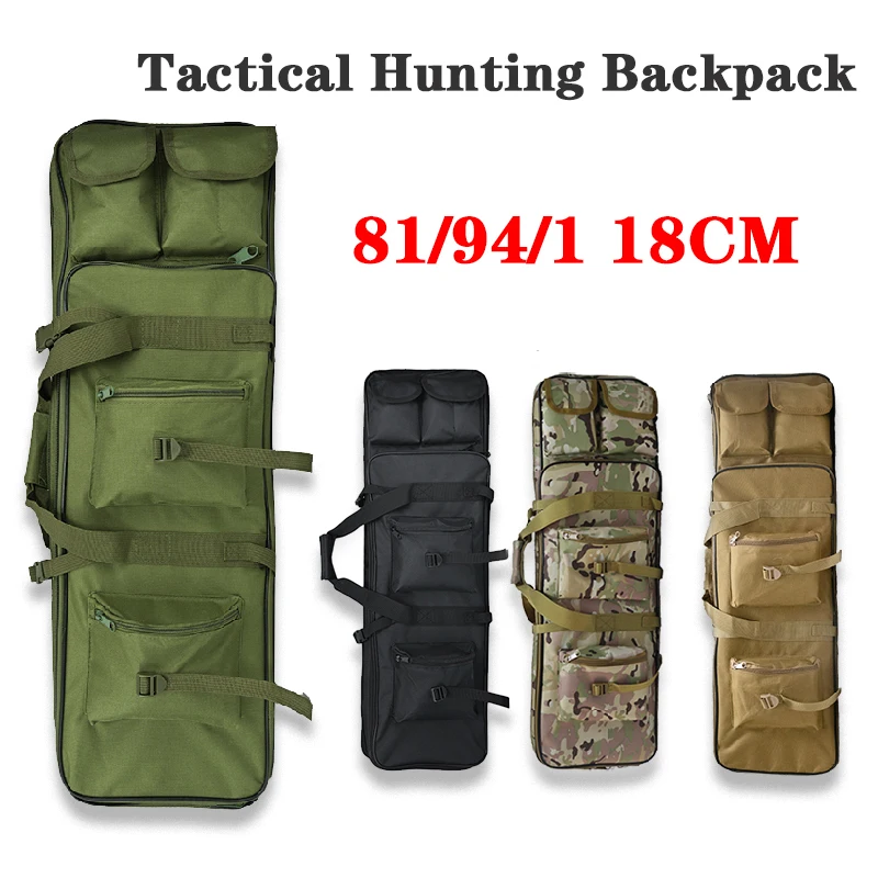 

Outdoor sports tactical hunting backpack, dual rifle shoulder bag, air gun rifle protective cover backpack, 81cm, 94cm, 115cm