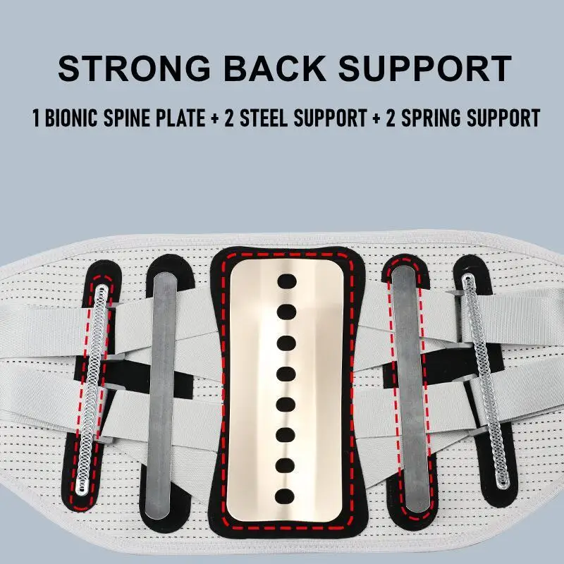 Lumbar Support Belt Disc Herniation Orthopedic Strain Pain Relief Corset For Back Posture Spine Decompression Brace