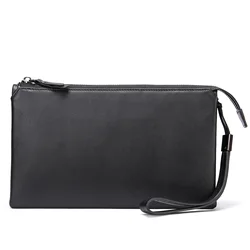 Men's wallet fashion casual leather bag large capacity first layer cowhide men's clutch bag