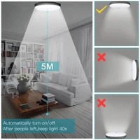Motion Sensor PIR LED Ceiling Lamp 110V 220V Corridor Bedroom Toilet Light Human Body Induction 6