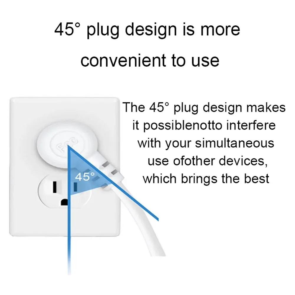 US Plug AC Outlets Power Strip Multitap Socket Extension Cord Electrical With USB Type C Fast Charging Network Filter Adapter