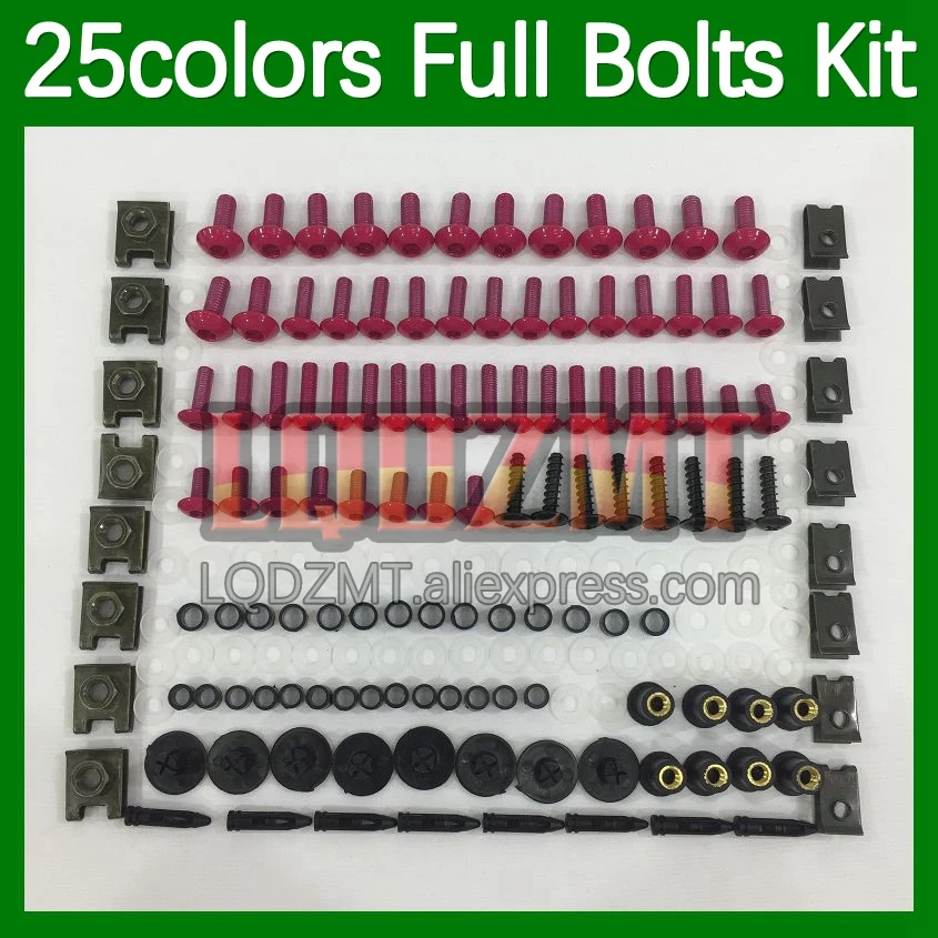 268pcs Body Bolt Full Screws Kit For BMW S 1000 S1000 RR 1000RR S1000RR 2009 2010 2011 2012 2013 2014 Fairing Bolts screw Nut