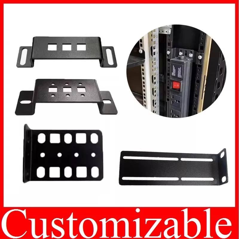 

Cabinet PDU mounting lugs power distribution unit socket cabinet vertical mounting accessory ear PDU fixing bracket Customizable