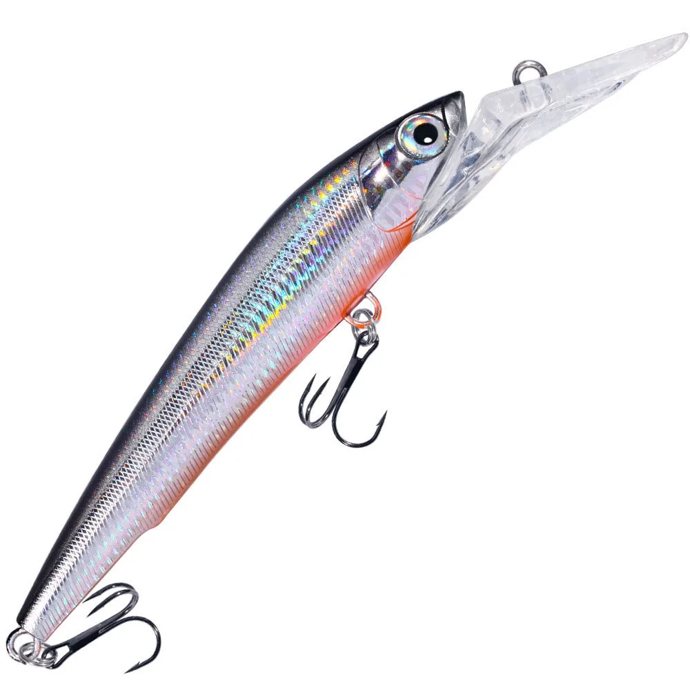 Tief tauchen Elritze Angeln Troll ing Köder 18cm 41g/24cm 100g Wobbler künstliche Hart köder Mahi Wahoo Salzwasser Angel gerät – Detail 10
