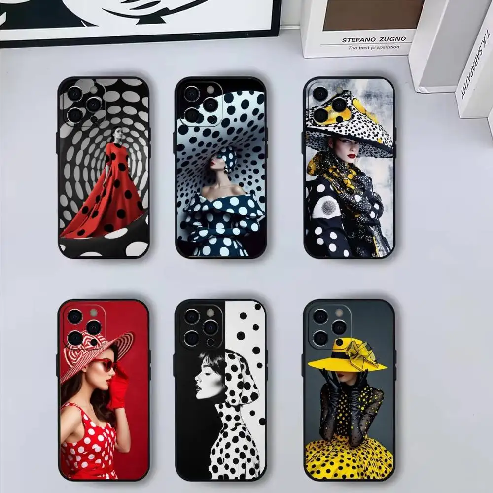 

S-Spotted d-decorative beauty fashion Phone Case Silicone Soft For IPhone 17 16 15 14 13 12 11 X XR Plus Pro Max Plus