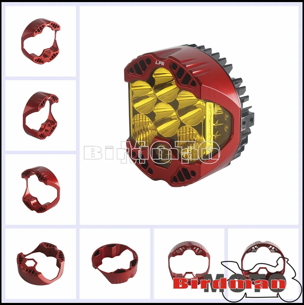 Motorcycle Baja LP6 Light Headlight Shell Protector Frame For Harley Touring Road Glide FLTR Custom FLTRX Limited FLTRK 2021 view 6