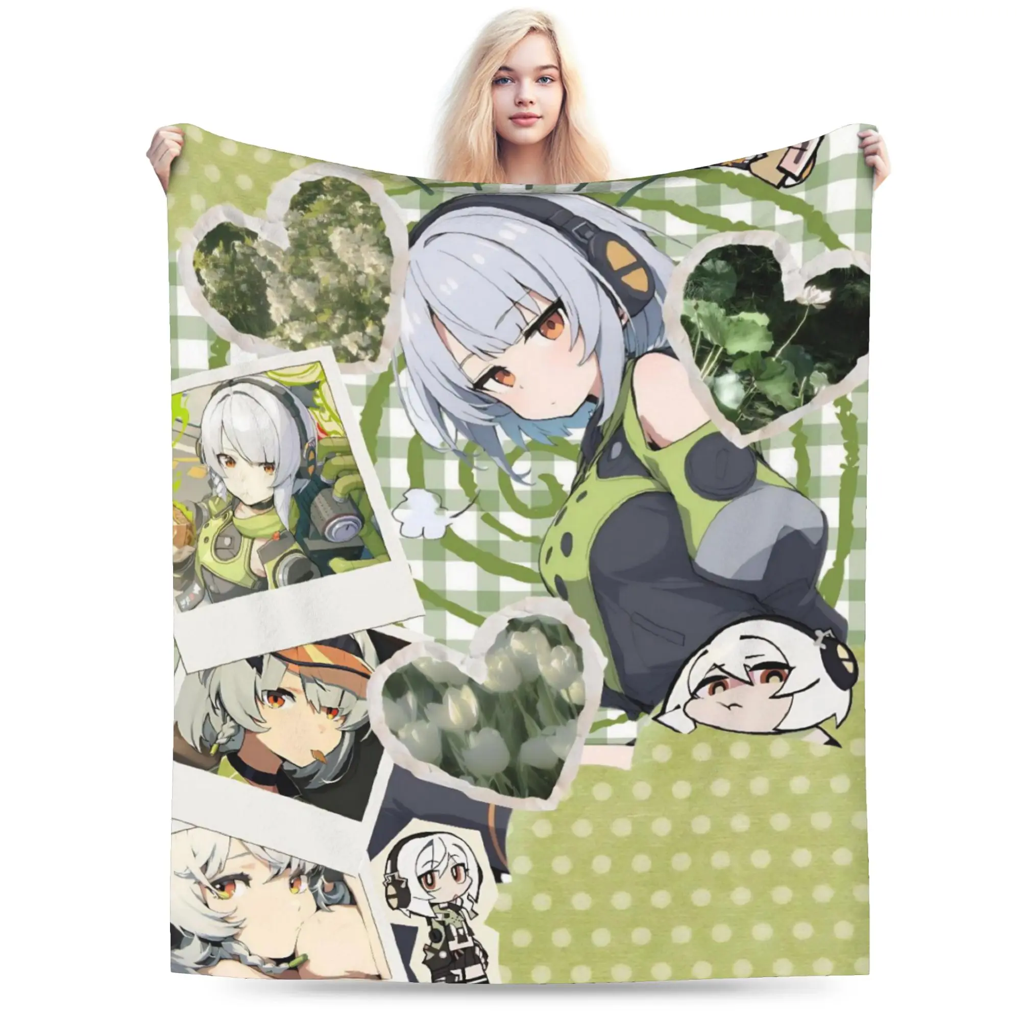 Zenless Zone Zero Throw Blanket for Couch  Soft Fuzzy Plush Blanket 50x60 Inch Multi-size Bedspreads for All Seasons