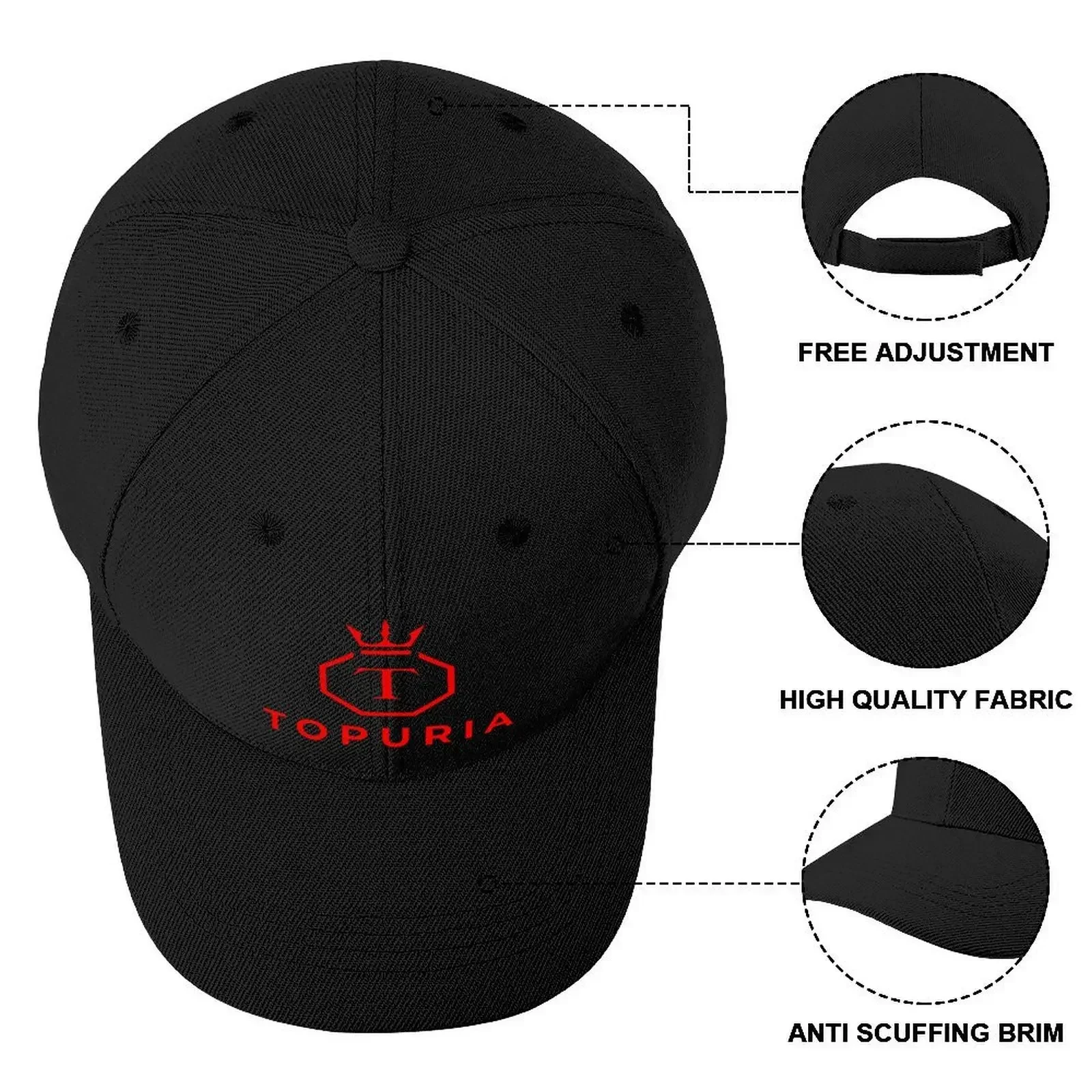 Ilia Topuria เบสบอลหมวก Sunhat หมวกทหาร Man Mens หมวกผู้หญิง