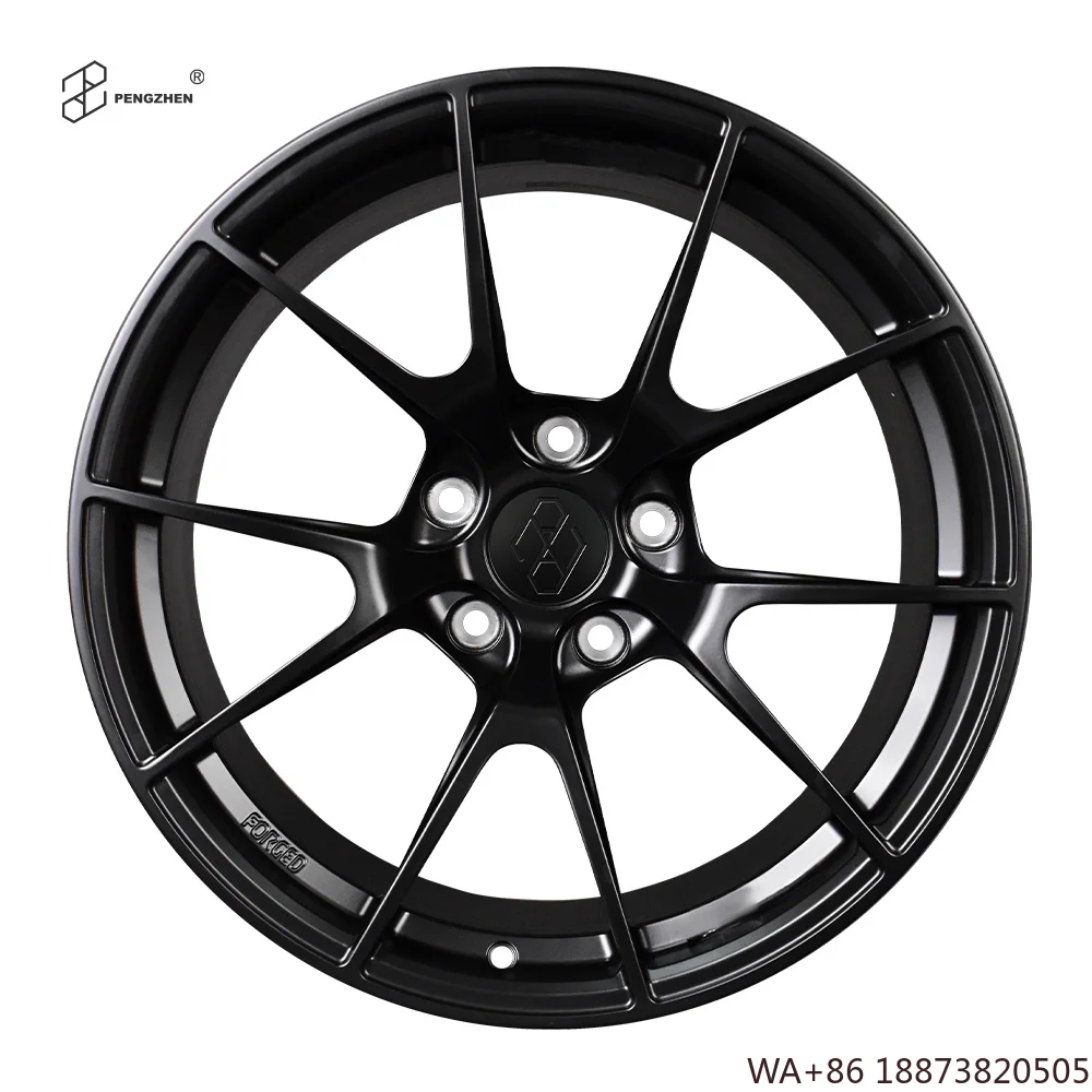 For  VS-5RS Light Weight Matte Black Forged 5x120 5x112 5x130 Car Wheels Rims for BMW M2 F80 F90 E46 M3 Tesla Model X