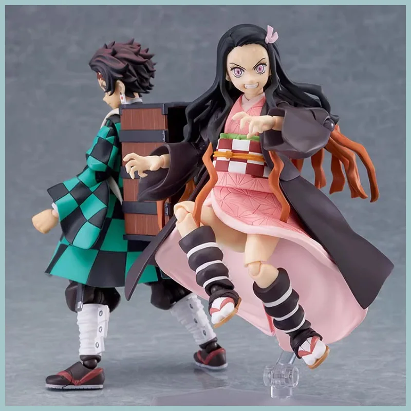 

Demon Slayer Blade Handheld Charcoal Jiro Model Small Statue Devil You Bean Action Figures Collection Toys Decorations Gifts