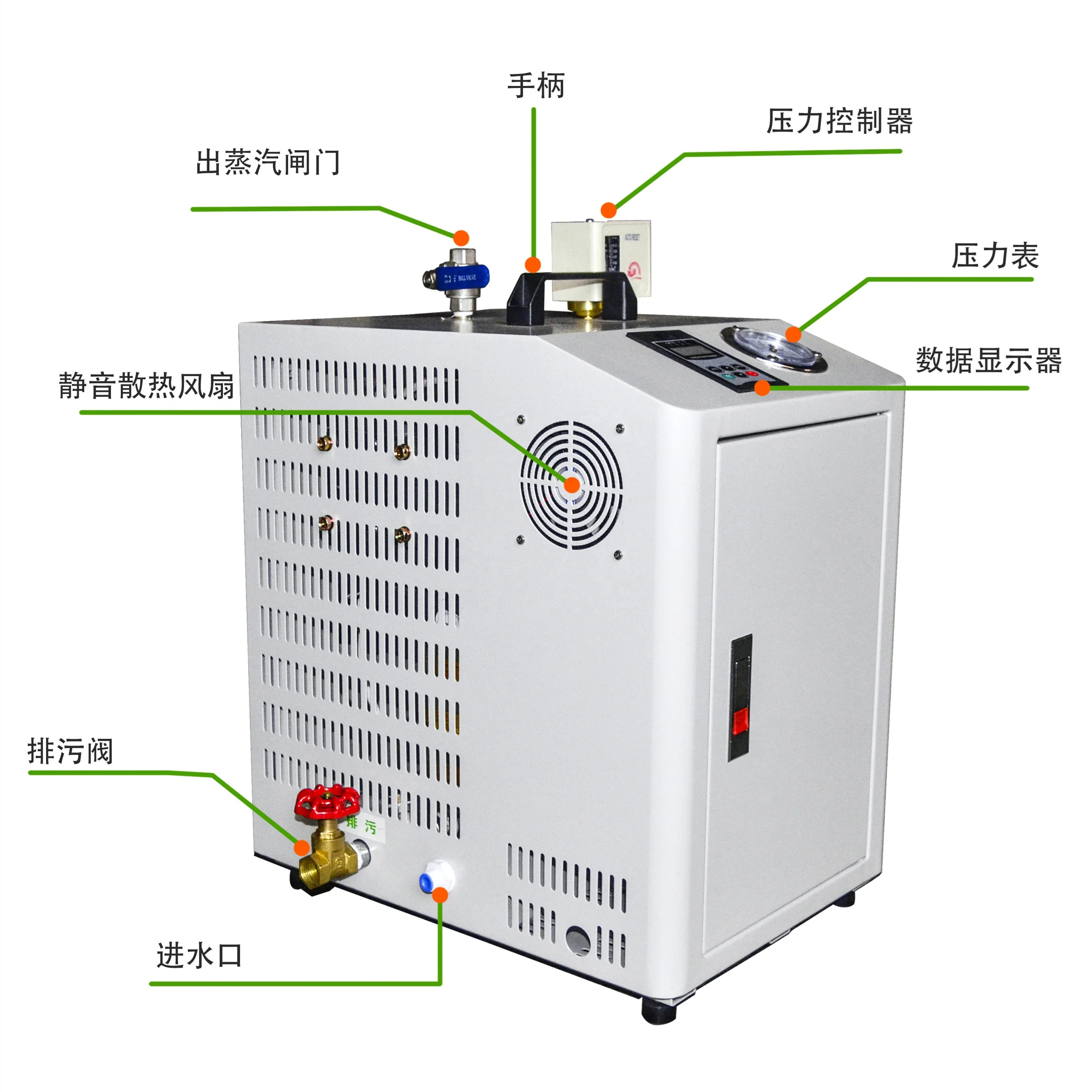 2021 New Type Vertical High quality 5KW Electromagnetic Electric Magnetic Induction Steams Generator Boiler