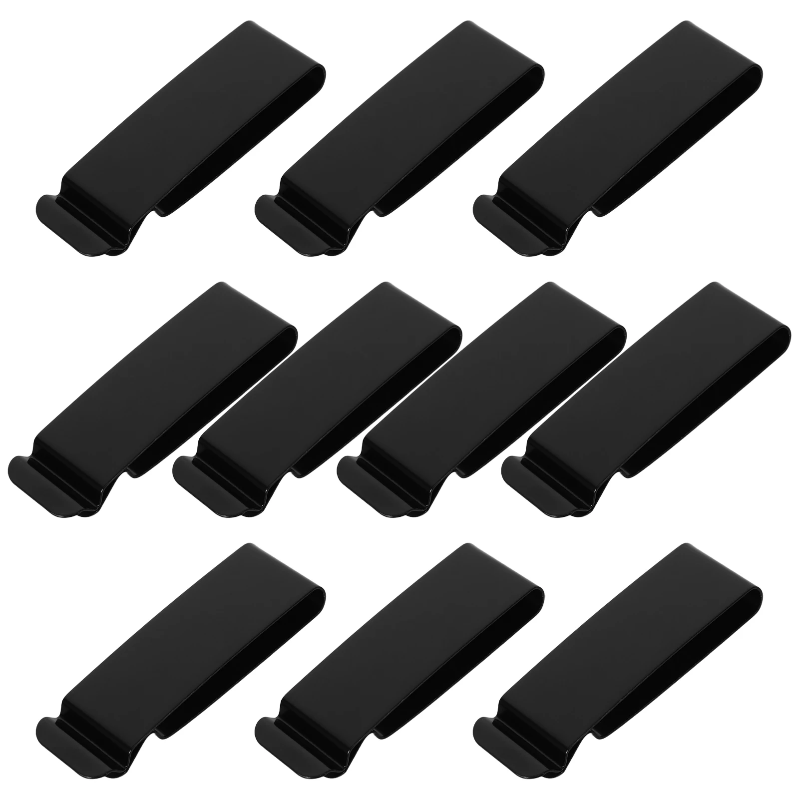 

10pcs Belt Clips Phone Holder Black Small Scarf Purse Hardware Accessories Universal Fit Secure Grip Stylish Design Tool Parts