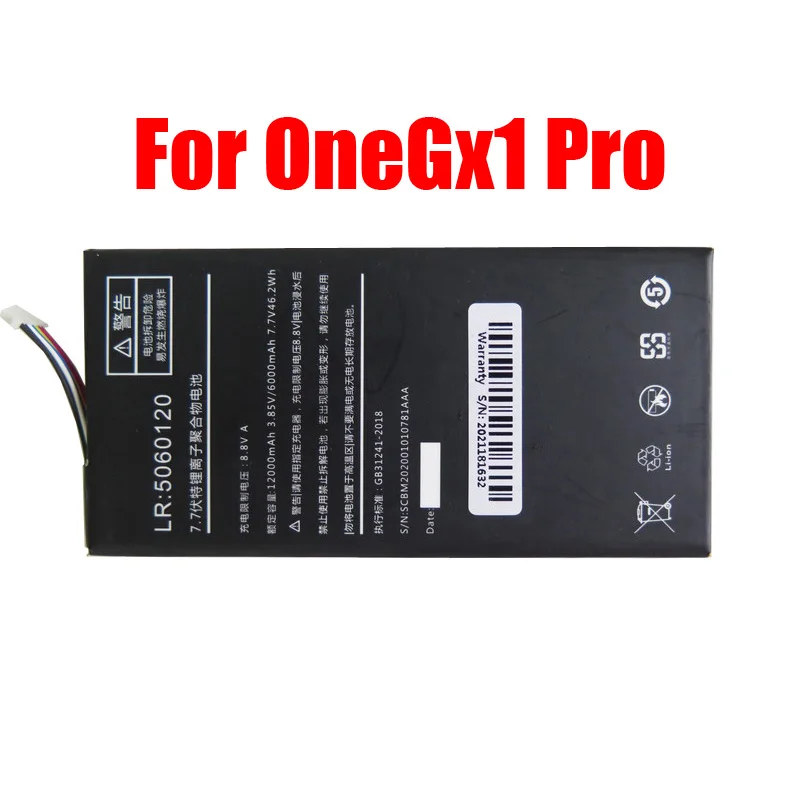 

New Original Battery For One-Netbook For OneGx1 Pro OneGx 1 Pro 5060120 3.85V 6000MAH 46.2WH New