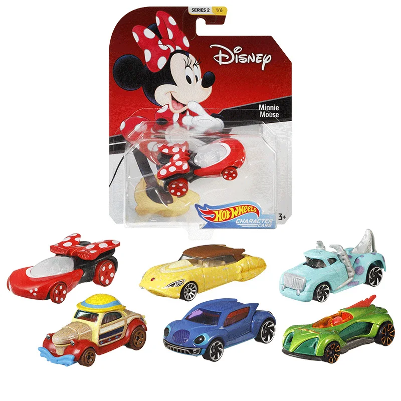 Original Hot Wheels Pack Disney Pixar Frozen Mickey Mouse Hotwheels regali di natale 1/64 diecast per auto giocattolo e veicoli giocattolo regali