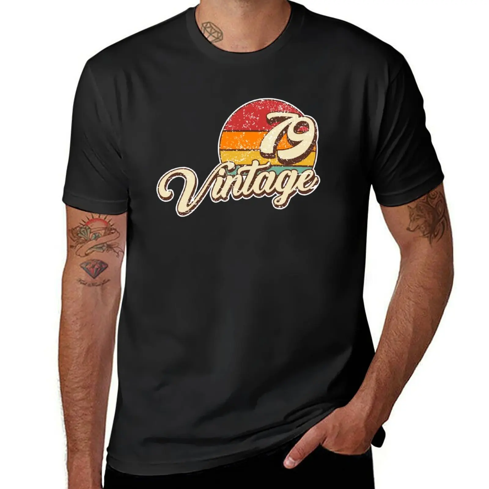 

Vintage 1979 T-Shirt summer top designer shirts Funny t-shirt t shirts men