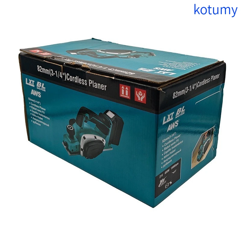 KOTUMY 110V/220V Cordless Electric Planer, Portable Benchtop Wood Planer Mini Woodworking Planing Machine for Home Use