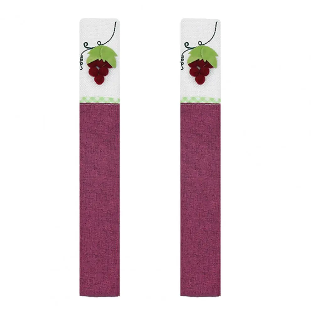 

Refrigerator Handle Cover Fabric Refrigerator Handle Gloves Door Knob Cover Double-door Fridge Accessories Long-lasting