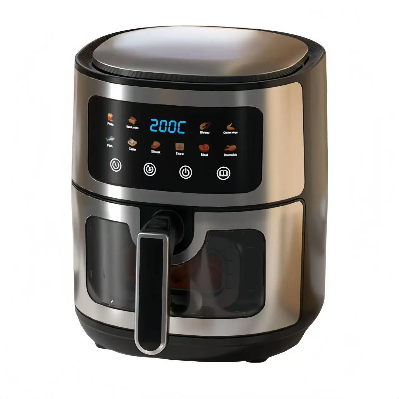 2026-intelligent-air-fryer-smoke-free-household-multi-functional-oven-potato-fryer-machine