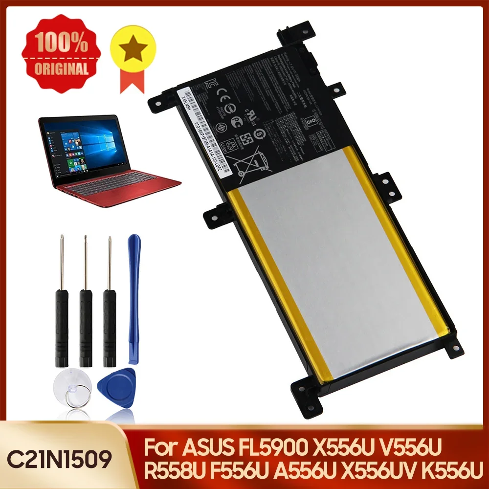 

Replacement Battery C21N1509 For ASUS V556U X556U X556UV R558U F556U FL5900 A556U K556U VM591U Batteries With Tools 4840mAh