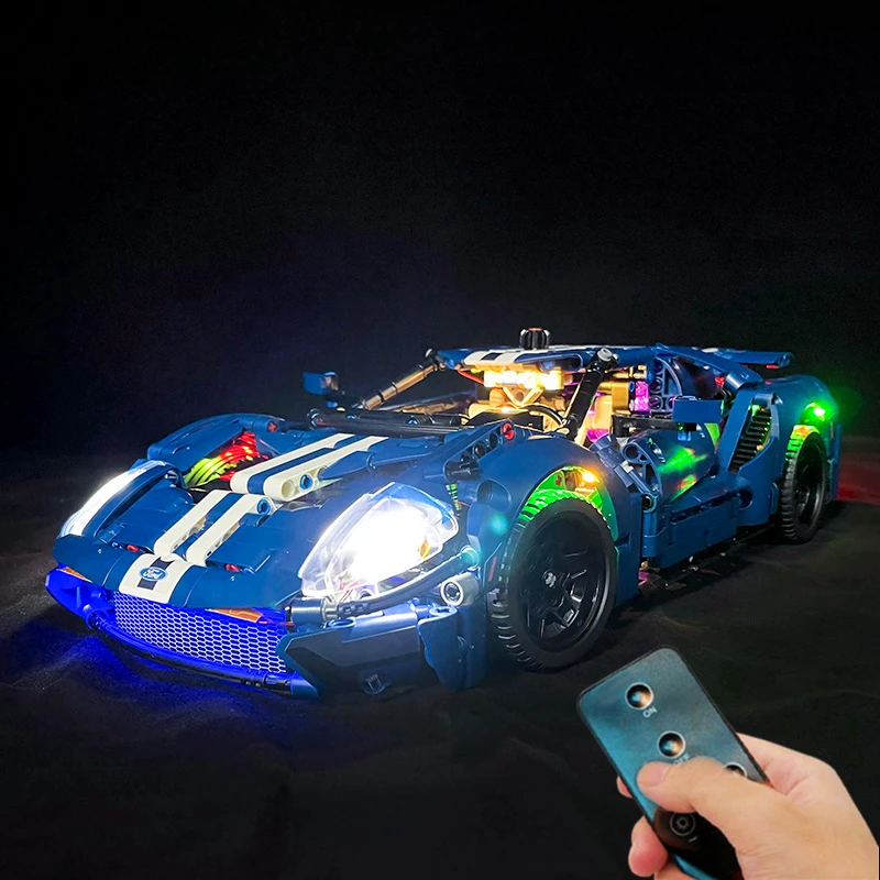 IN STOCK APP Motor Remote Control LED Light Set Accessorie Compatible With LEGO 42154 ForddGT Car Building Blocks Brick