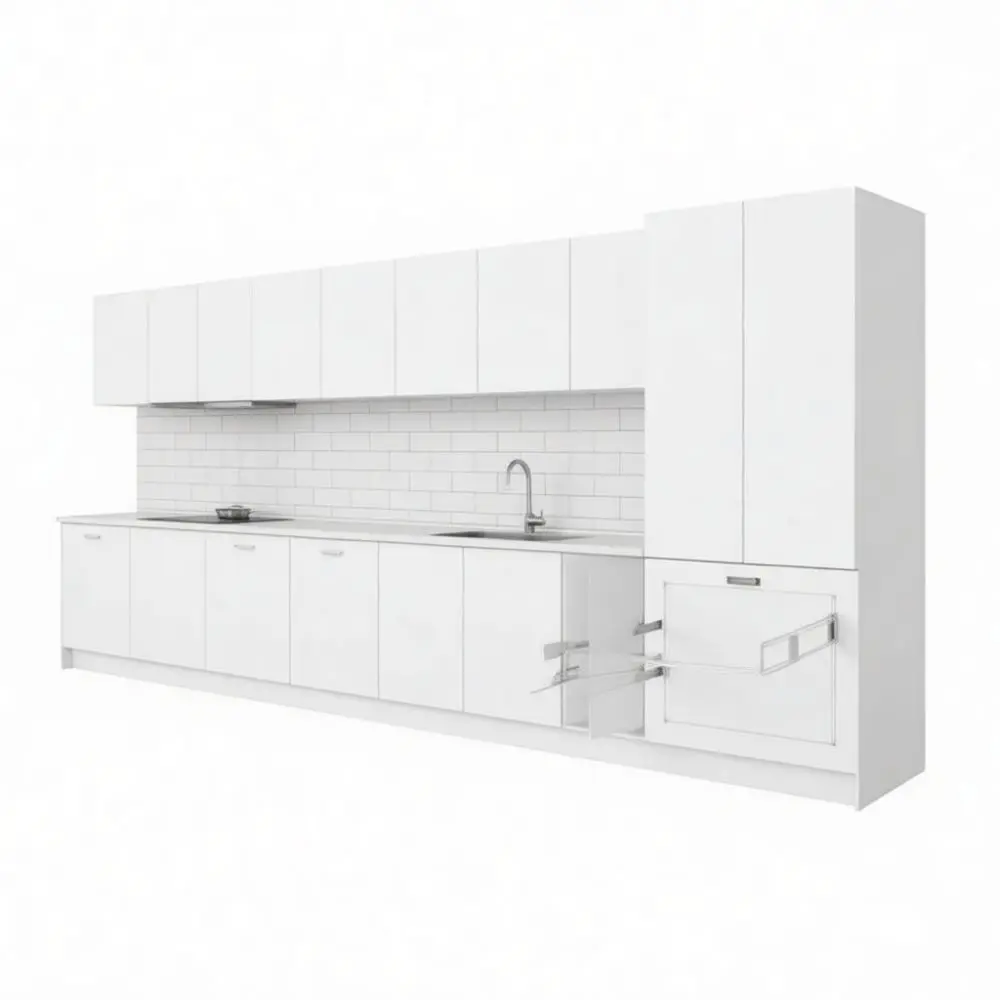 Heavy Duty Stainless Steel Cabinet Gas Spring Hinge Folding Support Rod Kitchen Furniture Hardware Upward Lift Strut