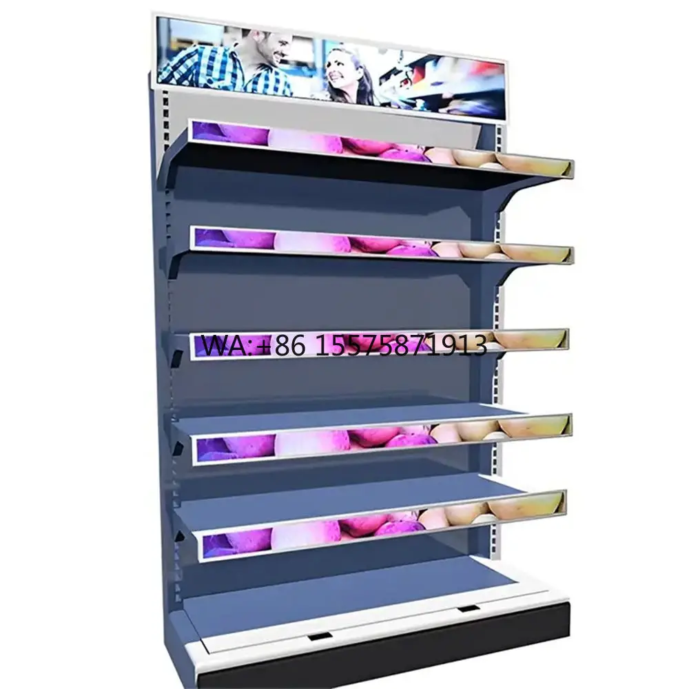 Stretched Bar Screen Custom Strip Screen LCD Touchscreen Advertising Display Indoor Retail Android OS ODM 1 Year Shopping Mall