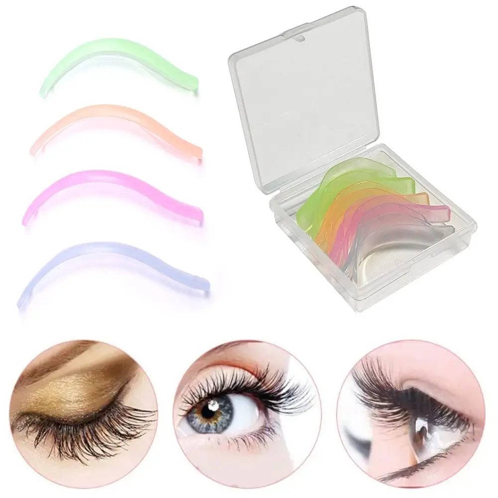 Applicator Tools Siliconen Wimper Perm Pad Make-Up Accessoires 4 Maten 3d Wimpers Krultang Wimper Extensie Herbruikbaar