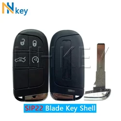 NH KEY Dla Jeep Dodge Renegade Chrysler mały samochód 4-przyciskowy SIP22 ostrze bez kluczyka Go inteligentny pilot zdalnego sterowania skrzynka na kluczyk samochodowy