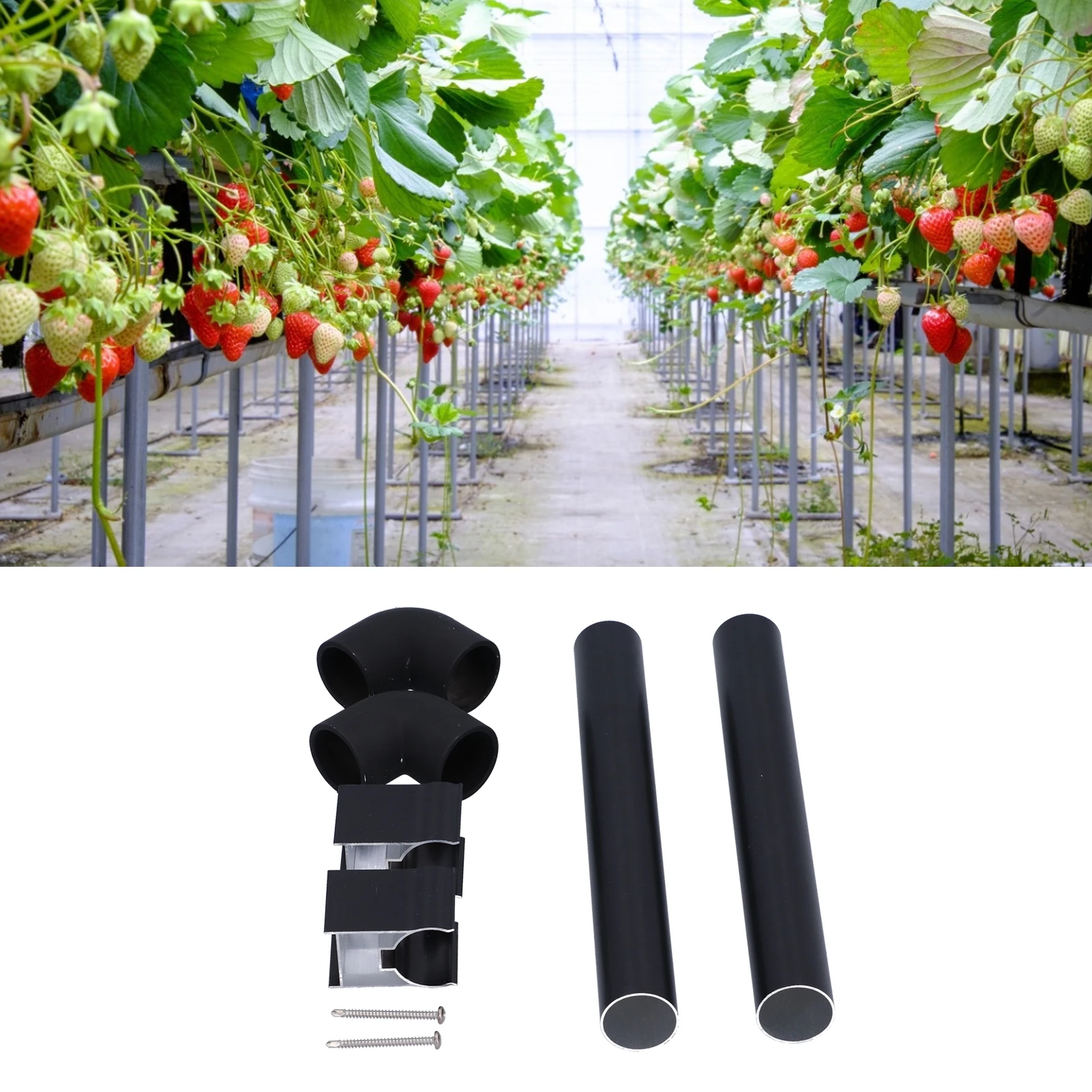 32mm Greenhouse Rainwater Gutter Water Butt Down Pipe Guttering Kits Greenhouse Supplies Gutter Supplies Rainwater Gutter Pipe