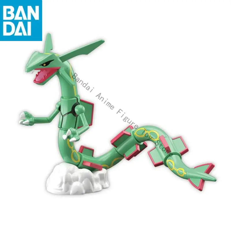 在庫オリジナル本物のバンダイナムコポケモンプラモコレクションセレクトシリーズ 46 レックウザ組立アクションフィギュア模型玩具ギフト