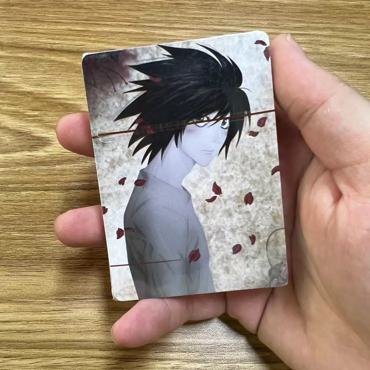 54pcs Cards Anime Death Note Poker Toy Yagami Light Cosplay Board Game Cards Hardcover Collection Box view 4