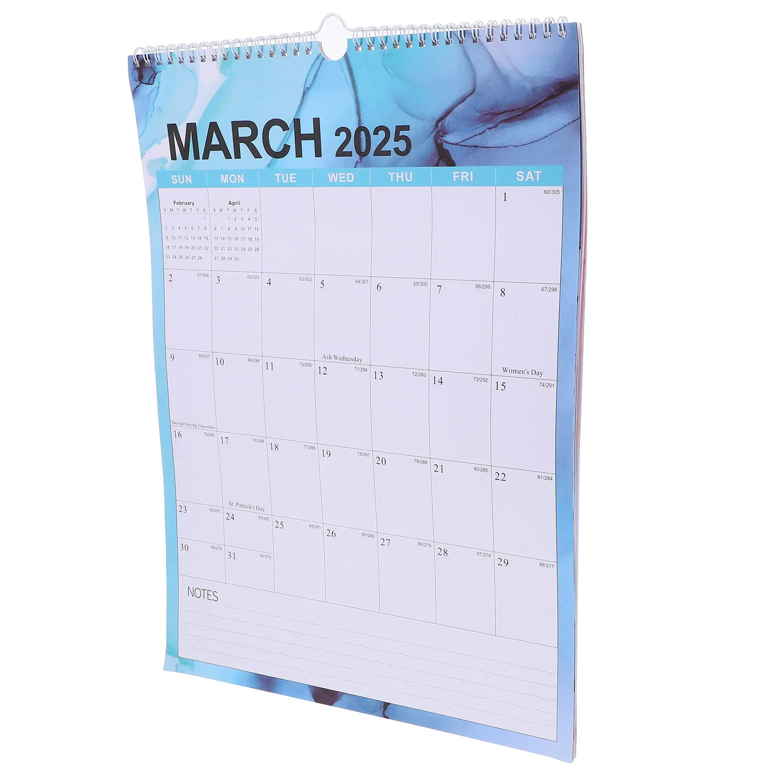 

2024 Wall Calendar Hanging Spiral Binding Monthly Calendar Large Clear Printed Paper Countdown Design Home Office Family