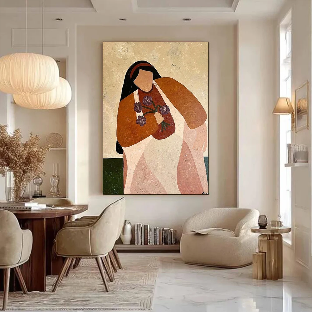 peinture-a-l'huile-abstraite-faite-a-la-main-sur-toile-elegante-image-murale-de-dame-grande-fresque-decorative-epaisse-pour-salon