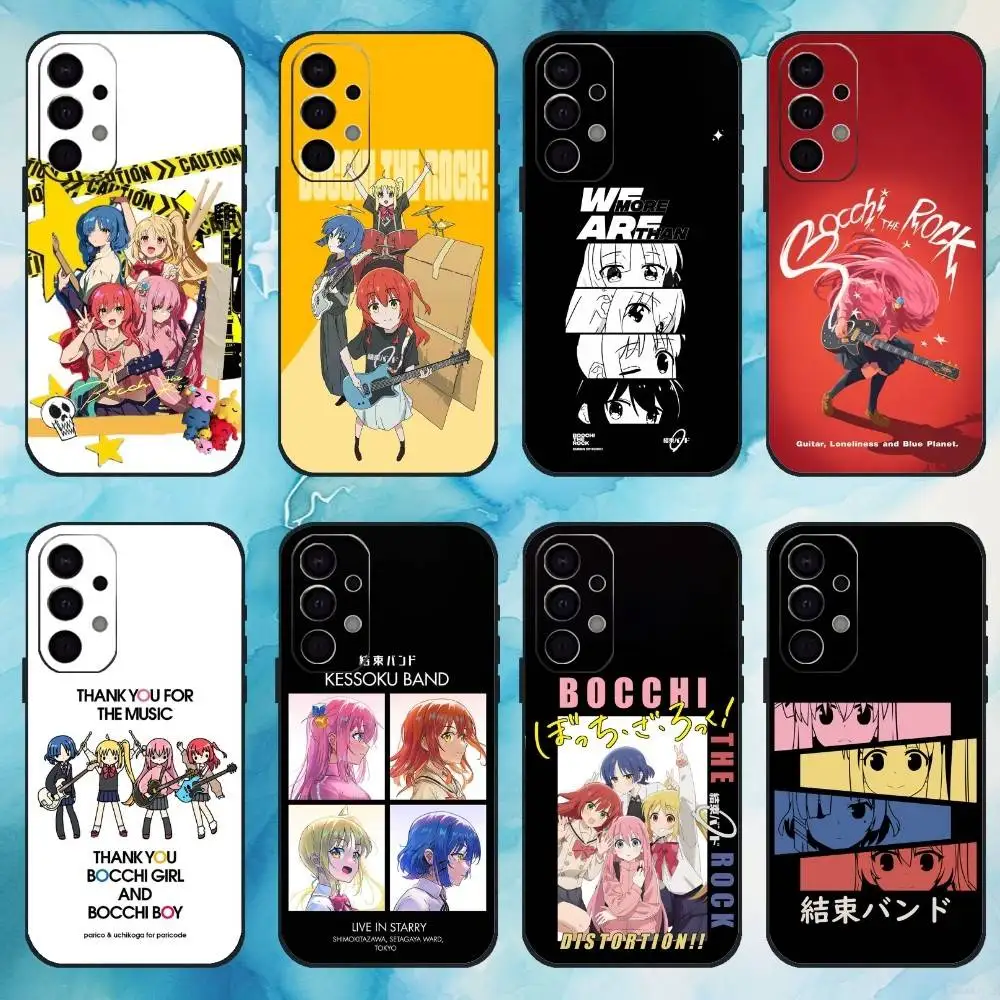 

Bocchi The Rock Kessoku Band Phone Case For Samsung S25,S24,S21,S22,S23,S30,Ultra,S20,Plus,Fe,Lite,Note,10,9,5G Black Cover