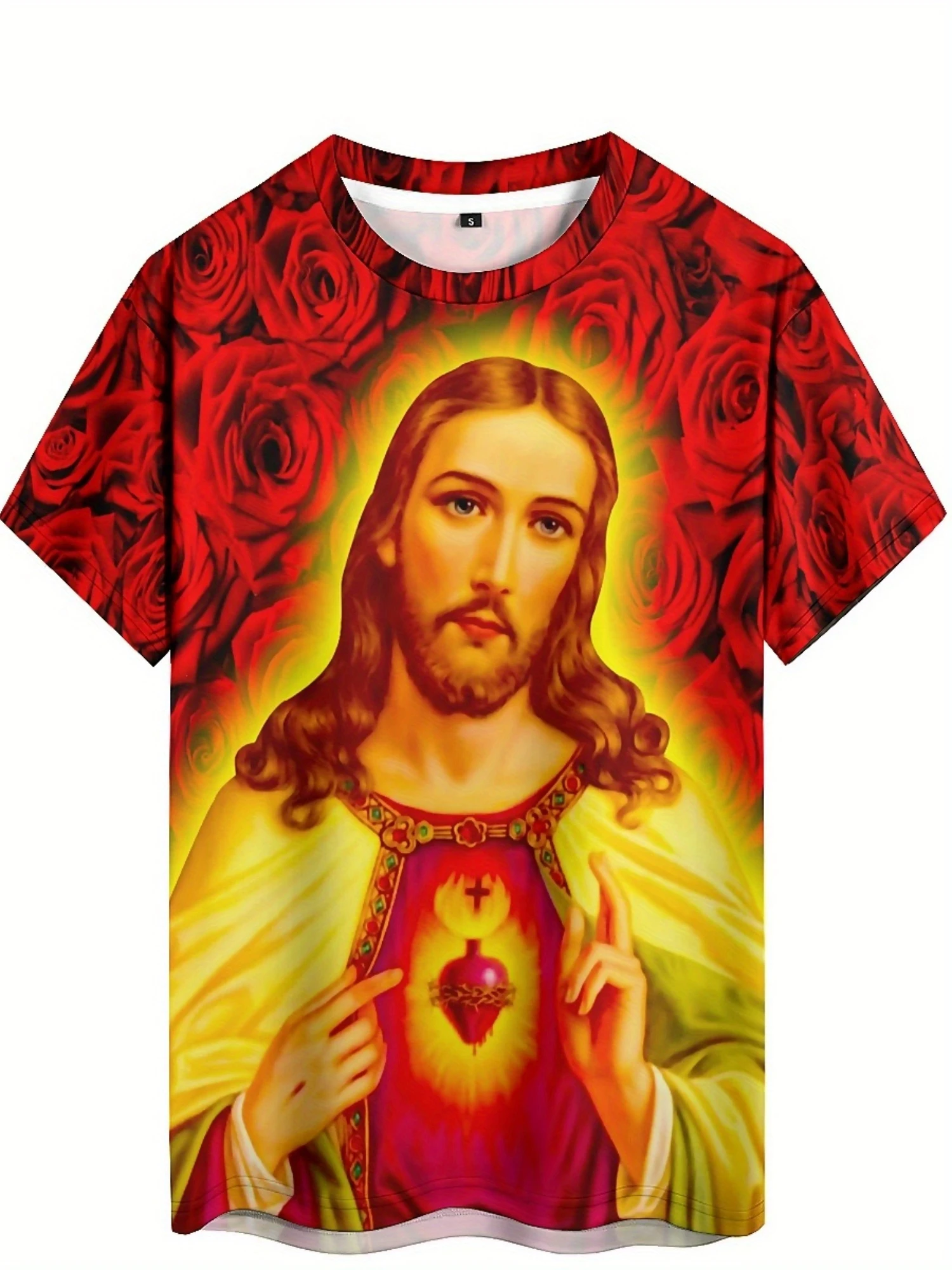 2025 cristão jesus deus camiseta masculina 3d impresso manga curta para mulheres topos t camisa vintage respirável unisex roupas