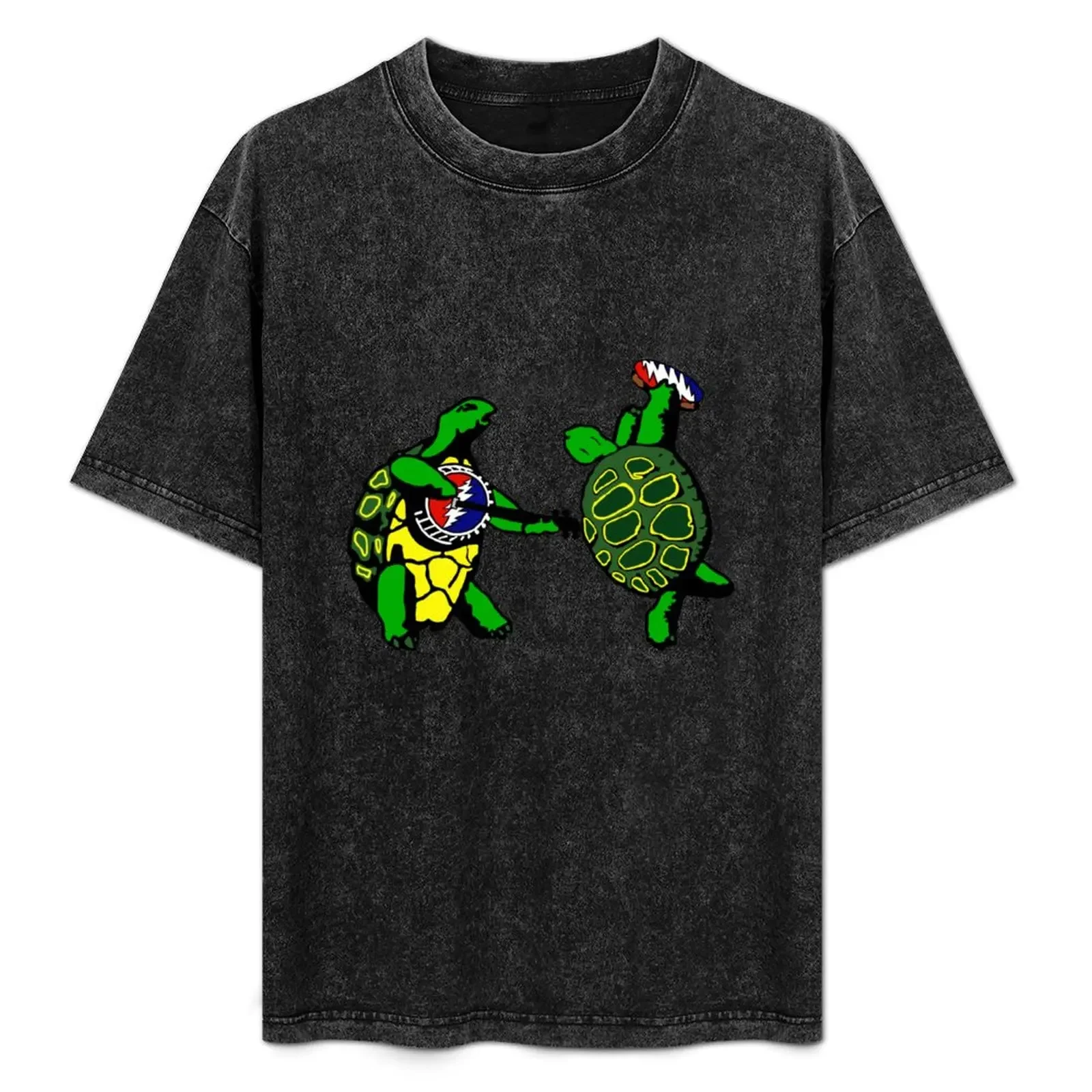 Dancing Terrapins T-Shirt Casual Streetwear Short Sleeve Tee