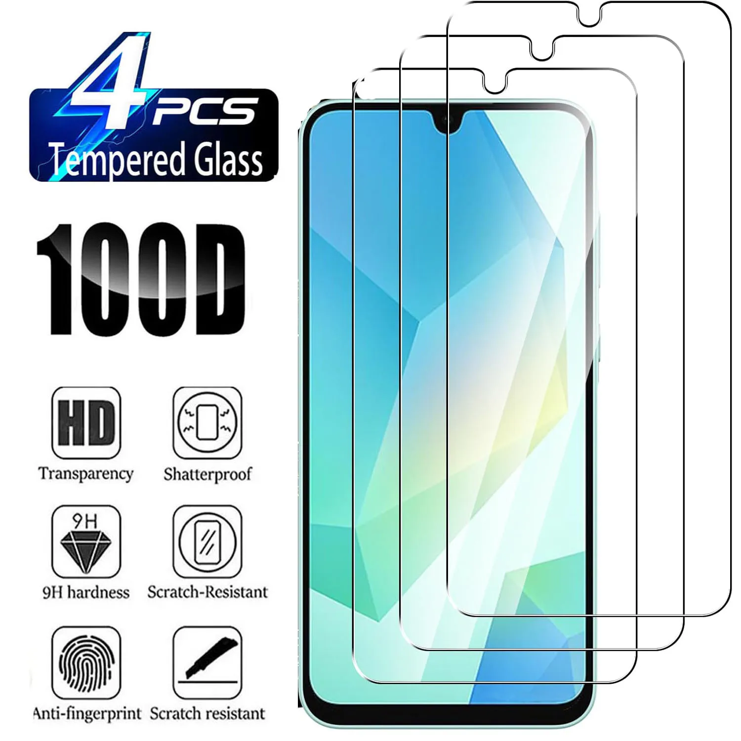 

2/4PCS 9H Tempered Glass For Samsung Galaxy A17 5G HD Screen Protector Film