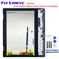 New For Lenovo IdeaPad D330 N5000 N4000 D330-10IGM 81H3009BSA 10.1'' LCD Display Touch Screen Digitizer Assembly Replacement