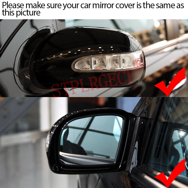 Replacement Side Rearview Mirror Heating Glass Heated Mirror Lens with Plate for Mercedes-Benz W164 X164 W251 2005-2010 Only LHD