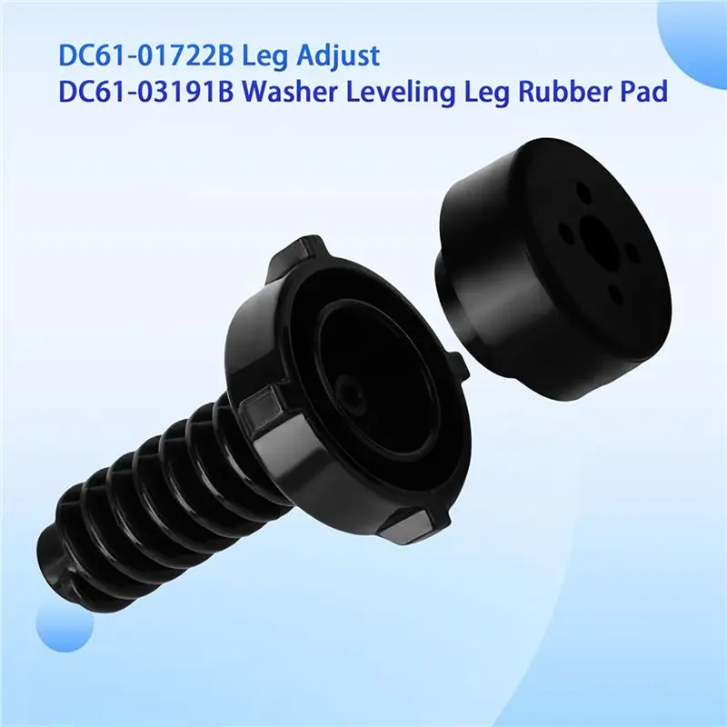 B59B 4pcs DC61-01722B Leveling Legs for Adjustable Washing Machine, Washer Stability Feet Replacement