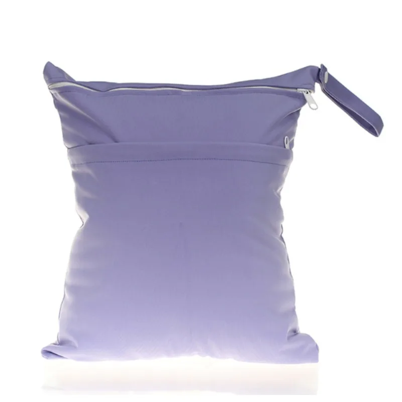 Picture 4: Solid-color, multi-functional waterproof diaper bag 30*36cm, washable baby diapers, wet bag